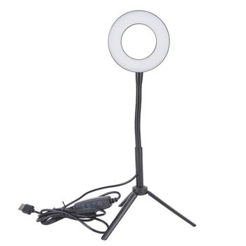 

1set/1pc LED Ring Light Metal Hose Stand Lighting Kit For Makeup Phone Camera For Studio Photo Photography Lighting