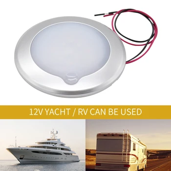 

Waterproof 95MM/150mm LED car Ceiling Light Touch Control Dimming Ceiling-mounted Lamp for Yacht Van Trailers Boat