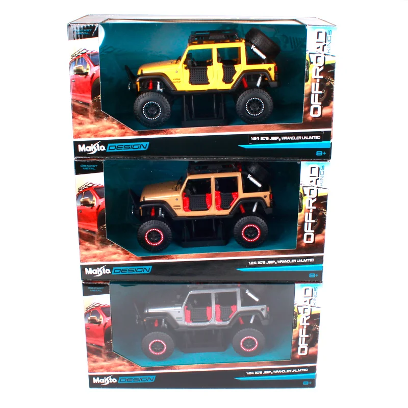 Внедорожные короли Maisto 1:24 2015 JEEP WRANGLER неограниченные модифицированные