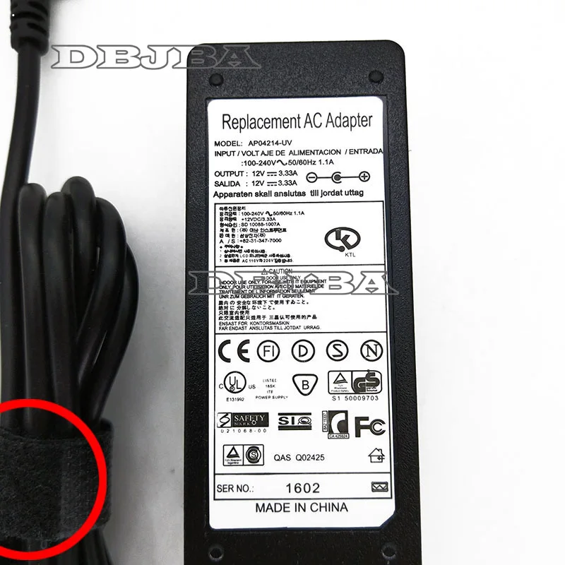 Высококачественное зарядное устройство 12 В 3 33 А 40 Вт фотосессия для Samsung ктор Smart