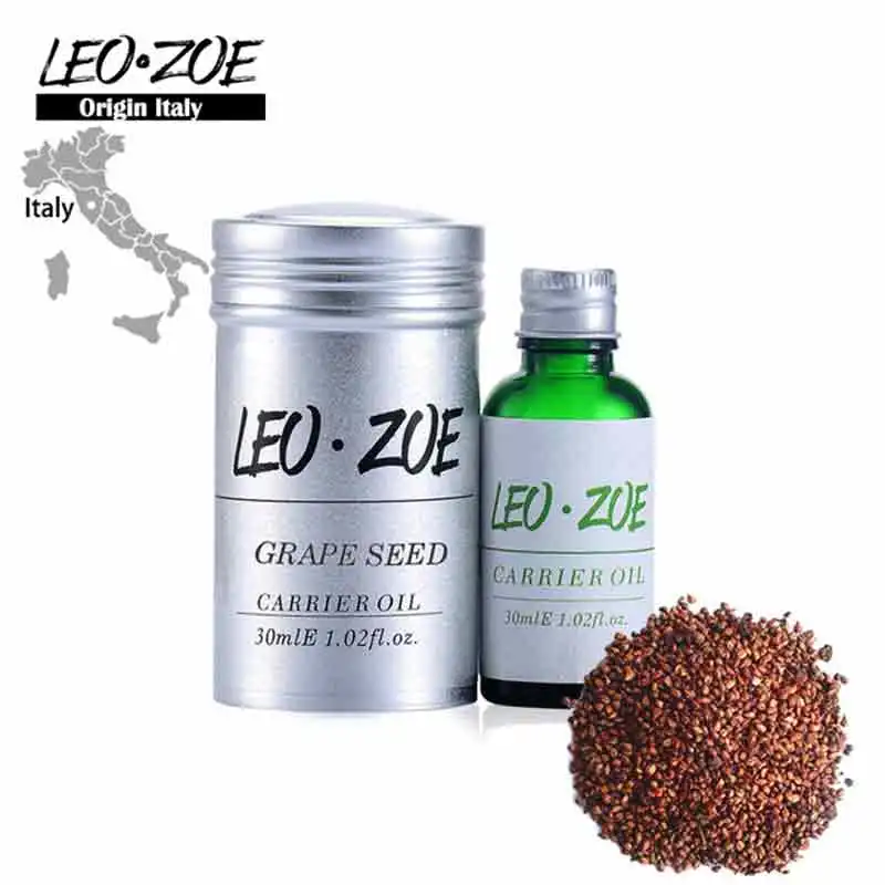 

Famous Brand LEOZOE Grape seed oil Certificate of origin Italy Grape seed essential oil