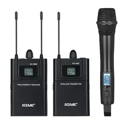 ACEMIC UHF 740-770 мГц True разнообразные беспроводные микрофон ручной микрофон Камера SLR