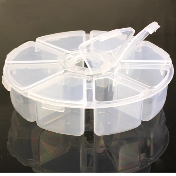 2 piezas 8 ranuras arte de uñas de diamantes de imitación de perlas de caja de almacenamiento caso maquillaje Organizador contenedores pantalla herramientas de joyería Organizador 2 piezas 8 ranuras arte de uñas de diamantes de imitación de perlas de caja de almacenamiento caso maquillaje Organizador contenedores pantalla herramientas de joyería Organizador