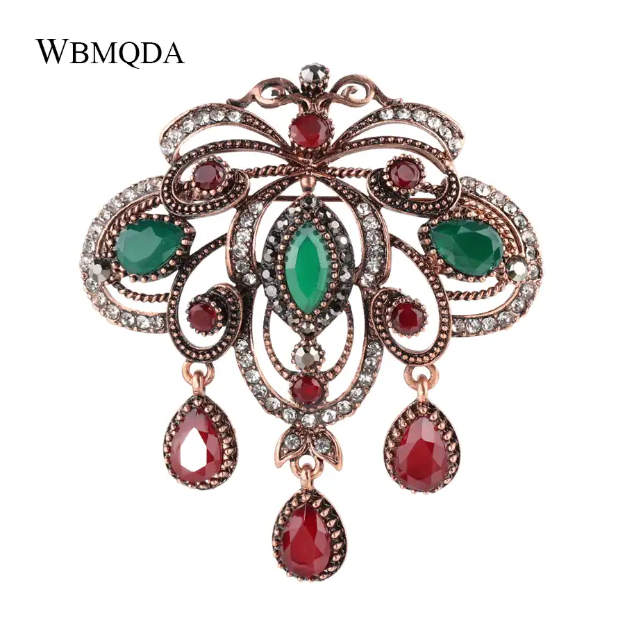 3 Colors Crystal Hollow Erfly Brooch Turkish Jewelry Antique Colors Crystal Hollow Erfly Brooch