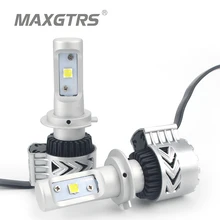 2x DRL Автомобилей Светодиодные Фары H7 H8 9005 9006 9012 H16 6000 К ксеноновые лампы Белого CREE Чип XHP50 Дневные Ходовые Огни Противотуманные Фары Дальнего света Лампа накаливания