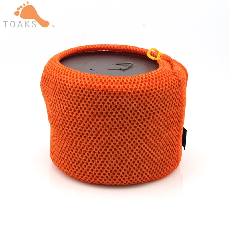 TOAKS de titanio olla 1300 ml Camping ollas de cocina Picnic colgar olla ultraligero de titanio puro olla con asas plegables POT-1300-BH