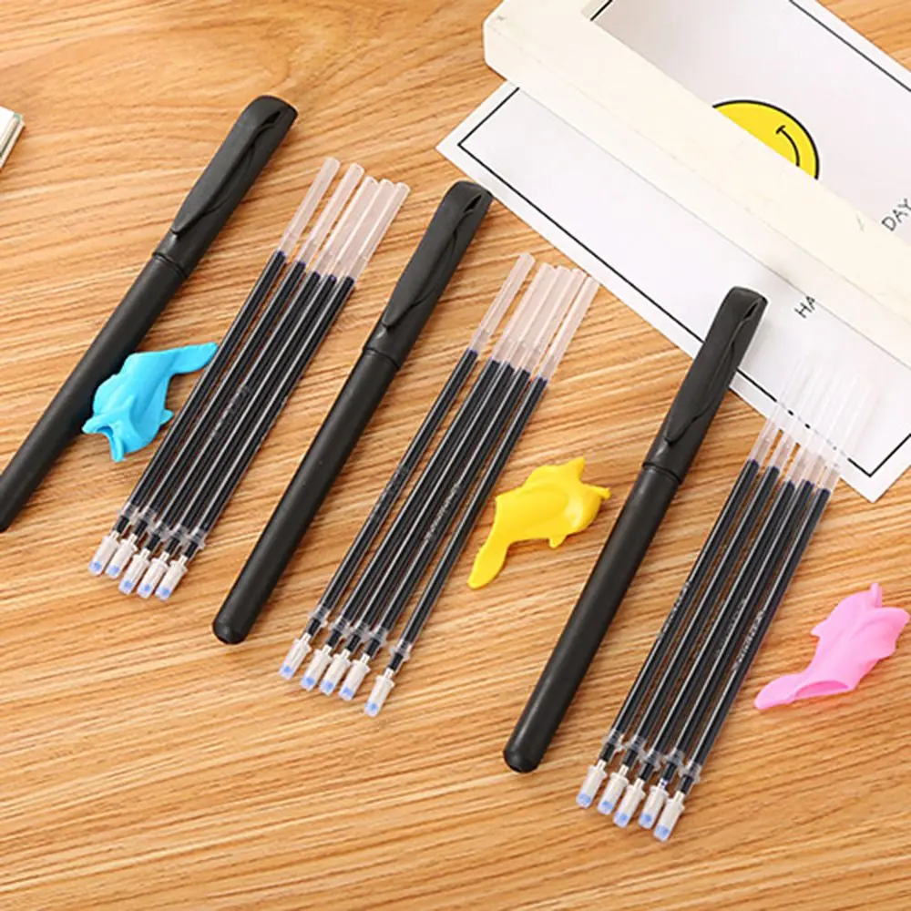 

1 Set Magic Calligraphy Pen Automatically Disappear Fade Pen Refill Hold Pen Device Set Writing Tool Correcting Pen Holder