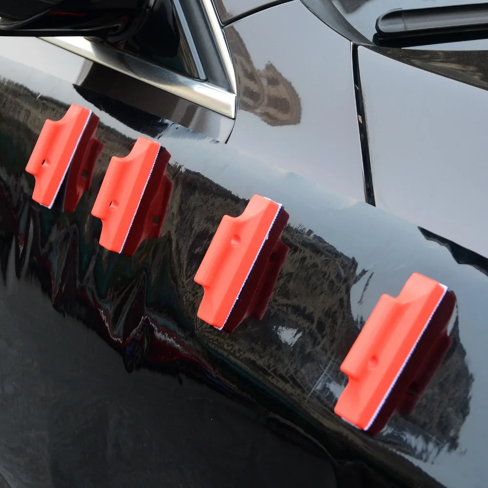 EHDIS 4 шт. винил пленка для оклейки автомобиля магнитный держатель автомобилей сильный захват магнит держатель экраны для окон оттенок стикеры Инструменты для укладки