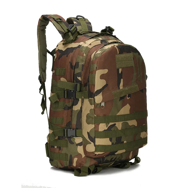 Водонепроницаемый 3D Военный Тактический Рюкзак Molle Рюкзак Сумка 30L износостойкий Камуфляжный нейлоновый походный рюкзак для путешествий - Цвет: Woodland Camo