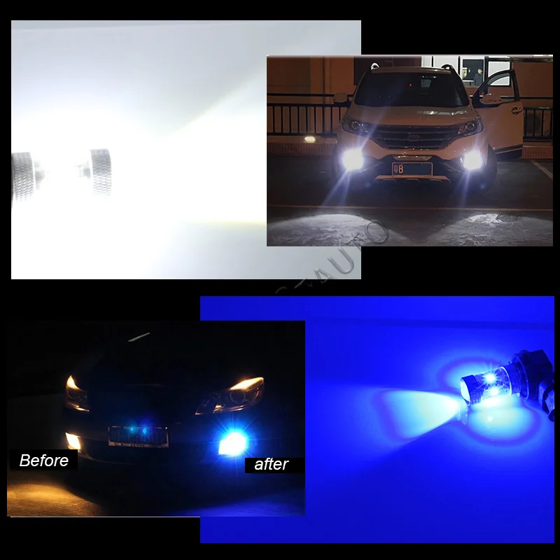 2 x H11 H8 Canbus без ошибок XBD чипы проектор светодиодный противотуманный фонарь дневной ходовой светильник лампа для BMW 3 E90 E92