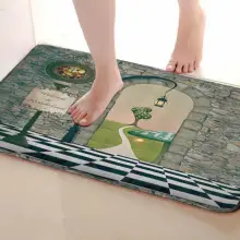 Двери Стиль открытый Коврики S, забавные Нескользящие Для ванной Коврики, двери Коврики S, дверь входная Коврики s