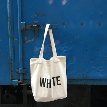 

Fashion Soft Letters Printing Zipper Women Canvas Handbags 2019 New Female Casual Simple Students School Bags Shoulder Bags