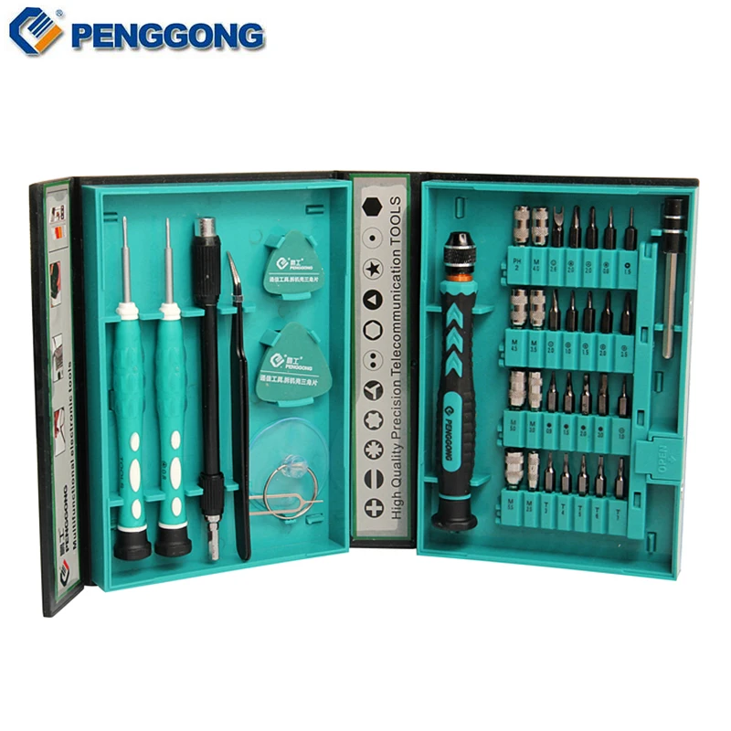 38 Pcs Screwdriver Set Precision Multipurpose Sleeve Screws Electronic Repair Tools Kit CR-V For Cell Phone IPhone