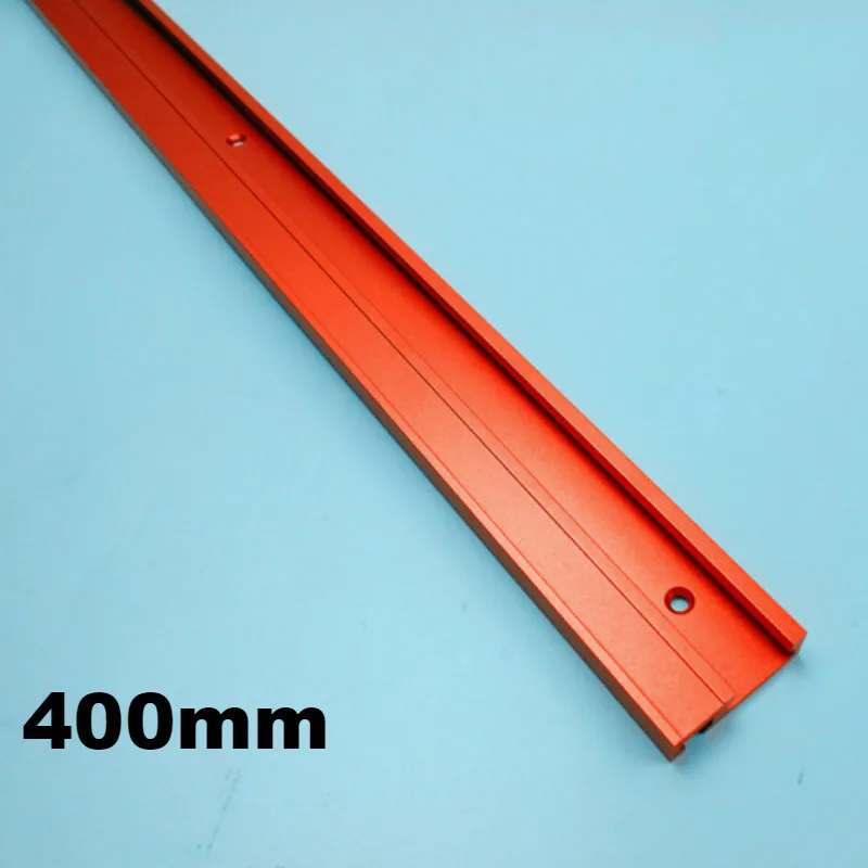 1Pc 400mm T-tracks Модель 45 стандартный желоб из алюминиевого сплава Т-образные дорожки с торцовочной дорожкой стоп деревообрабатывающий инструмент для деревообработки верстак - Цвет: 1Pc 400mm T-tracks