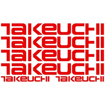 

For takeuchi XL aufkleber sticker bagger excavator 6 Sticker Car Styling
