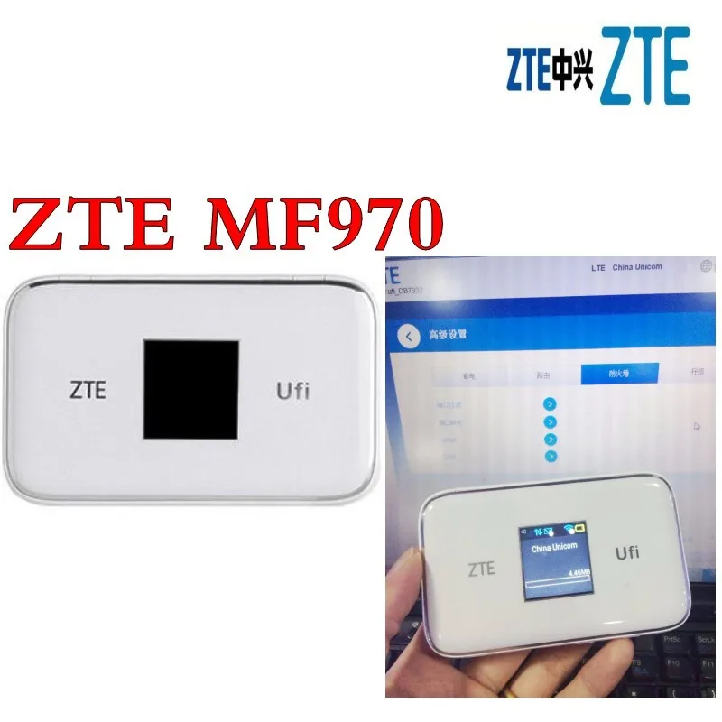 Разблокированный zte UFi MF970 LTE Карманный 300 Мбит/с 4g ключ мобильный точка доступа 4g Cat6 мобильный wi-fi-роутер pk mf910 mf95 mf971 mf910