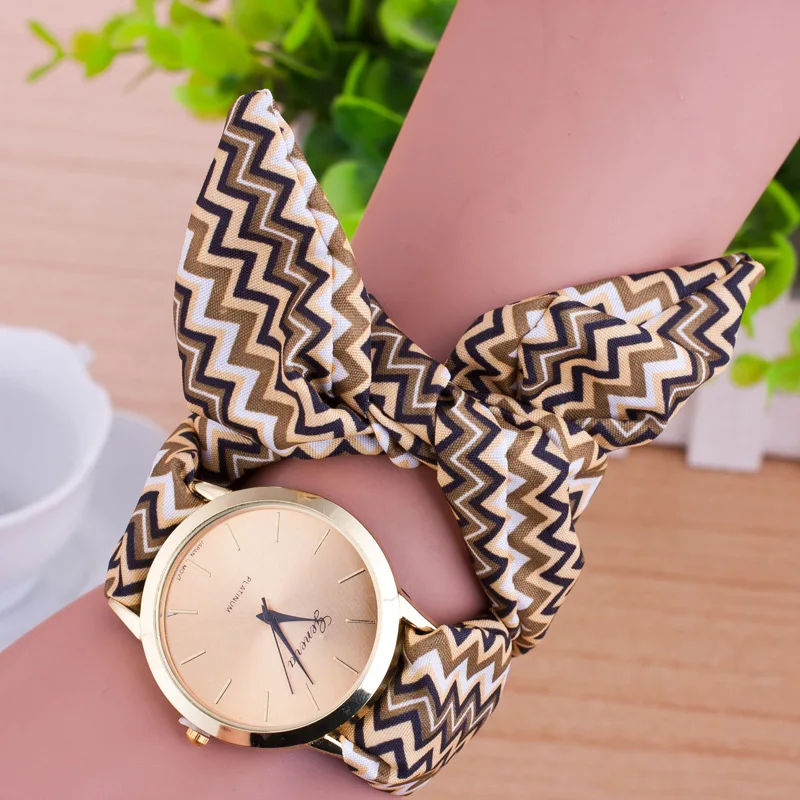 

New Arrival Ribbon Band Geneva Watch Women Quartz Watch Stainless Steel Analog Wrist watches Bracelet Female Clock montre femme