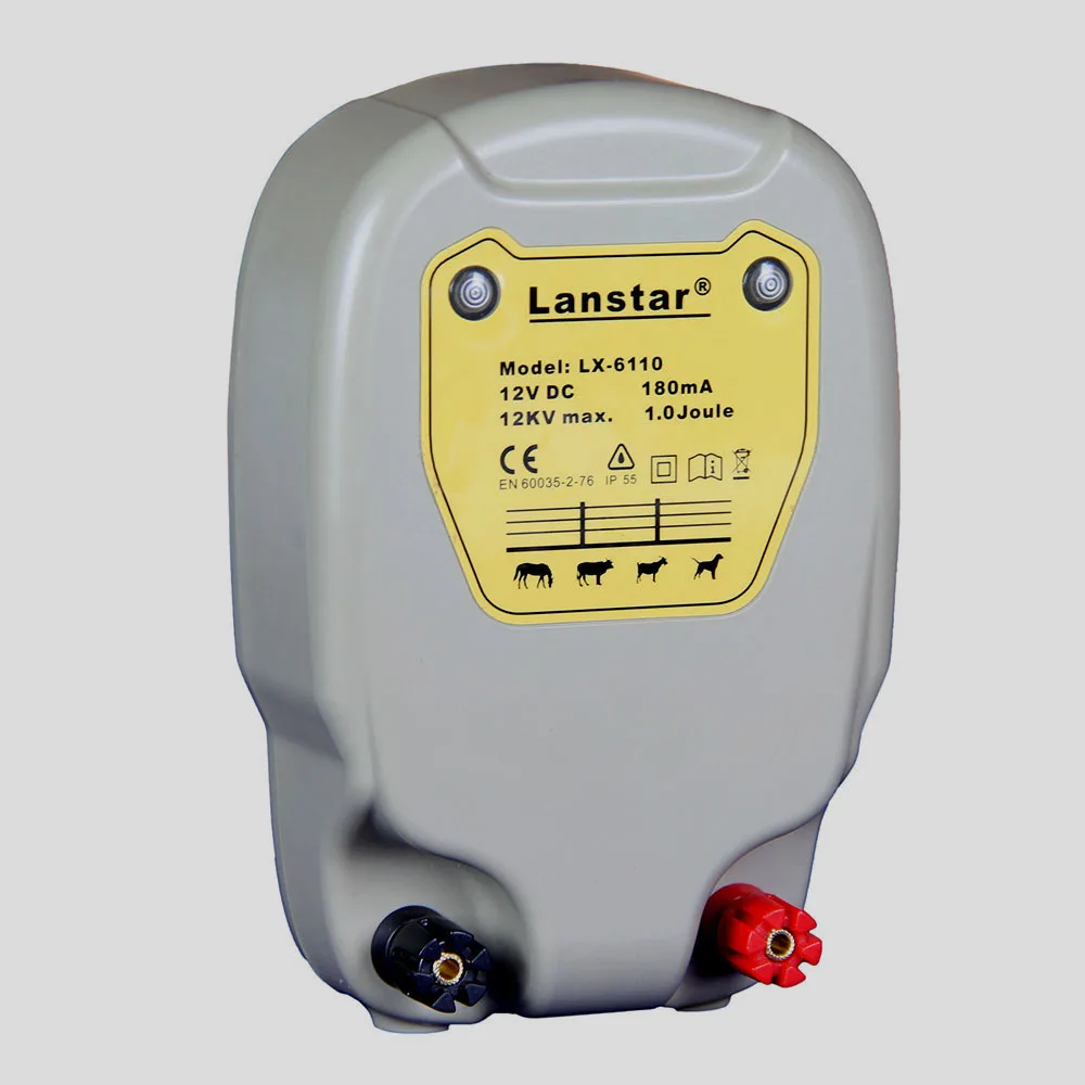 Lanstar 12KV 1J Farm Electric Fence Energizer Electric Fencing Charger