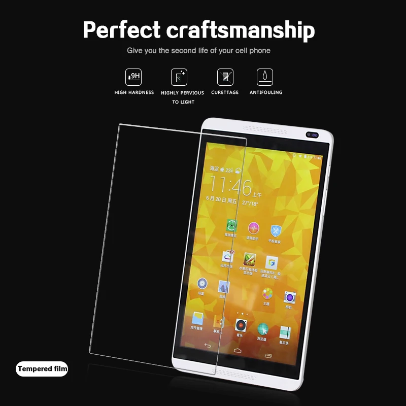 Противоударная пленка из закаленного стекла для Huawei MediaPad M1 S8-301w 303L 301u 8 0 &quot