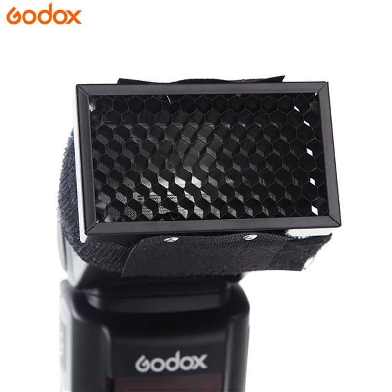 Фотовспышка Godox с сотовой сеткой алюминиевый фильтр для Canon Nikon Pentax YONGNUO Speedlite