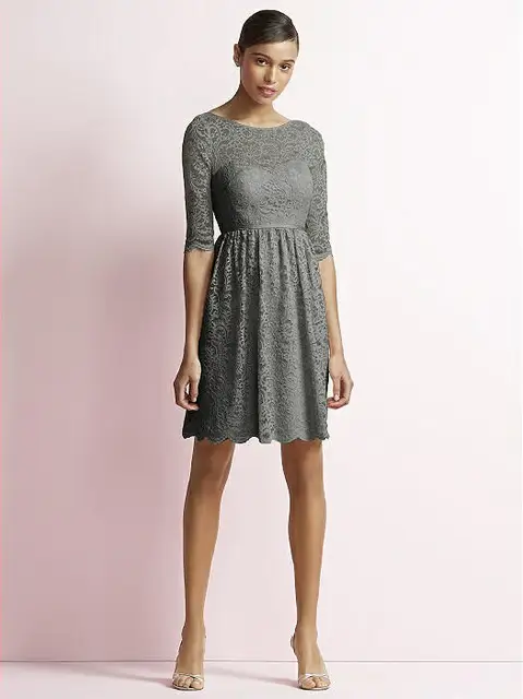 Charcoal Gray Party Dress
