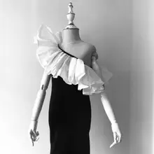 Платья для маленьких девочек модное платье с оборками белого и черного цвета для маленьких девочек Летнее Детское праздничное платье