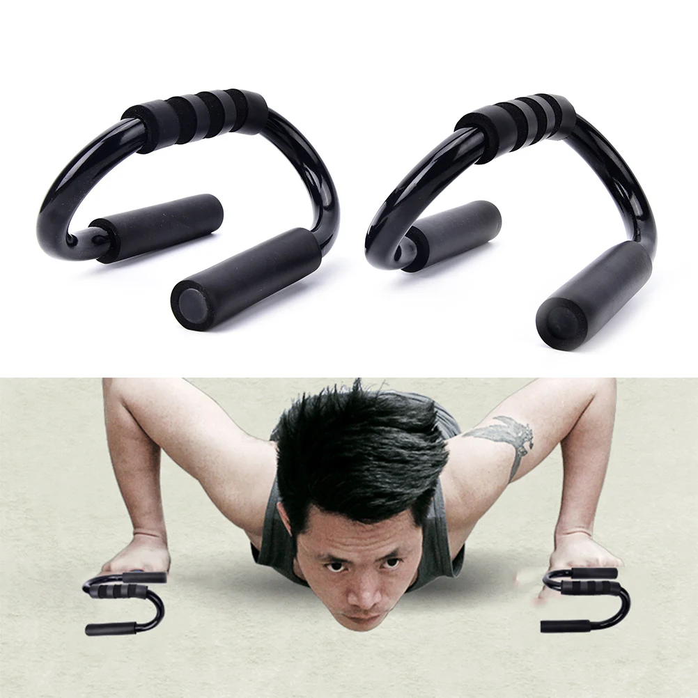 black pectoral muscle training device push up support equipment body ...