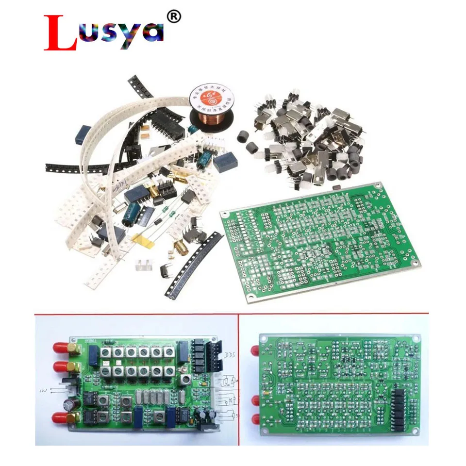 6 диапазонов HF SSB CW LSB коротковолновой радиоприемопередатчик доска DIY наборы C4-007