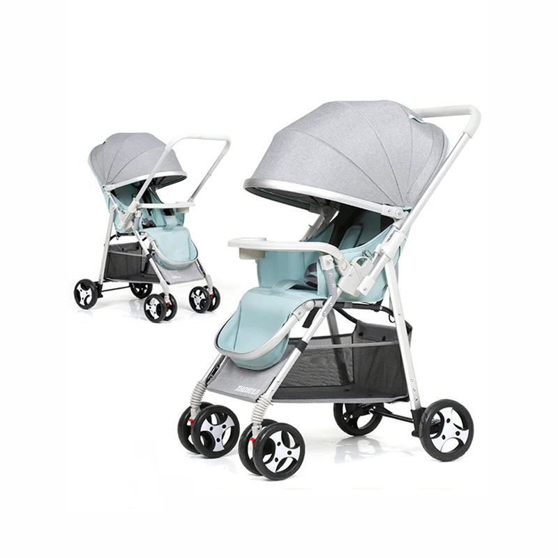 

Baby stroller can sit reclining folding ultra light portable shock two-way baby umbrella newborn child baby stroller
