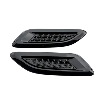 

HLEST 2pcs Air Wing Trim Dummy Hood Vent for Discovery 4 Range Rover Evoque 2 Freelander 2 ABS Air Vent Outlet Cover Trim