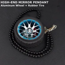 Al обода стиль кулон брелок для украшения брелка в автомобиль брелок с кольцом для ключей автомобиль подвесной можно использовать в качестве освежителя воздуха автомобиля