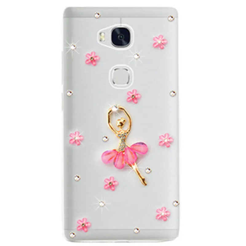 Красивый бриллиант стразы цветок чехол для Alcatel One Touch Idol Mini/POP 3 5.5/Pixi First/ Pop 2 5.0 3D