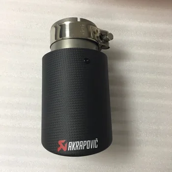 

Auto Exhaust End Tips Exhaust Pipe with Carbon Fiber INLET 57mm, OUTLET 101mm