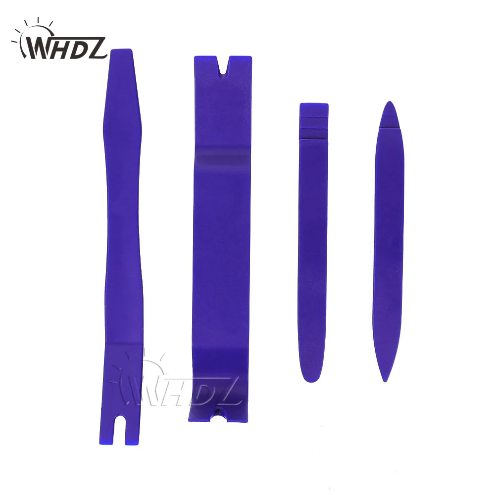 WHDZ 4pcs Blue Auto Car Radio Door Clip Panel Trim Dash Audio Removal Installer Pry Tool (6)