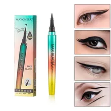 Водонепроницаемый макияж жидкая подводка для глаз черный длительный Eye Liner карандашом Косметика Инструмент