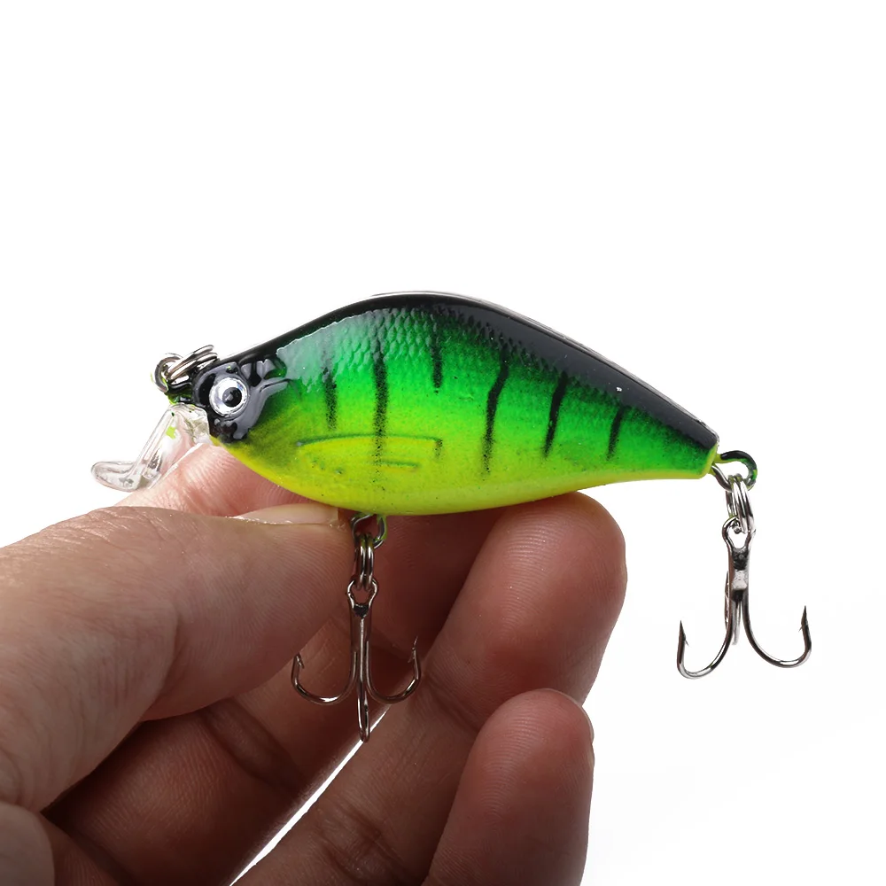 

6.5cm 8.4g Artificial Bass Fishing Lures 3d Fish Eye Hard Plastic Laser Crank Bait Reflective Fake Lure Baits 2019 New Arrival