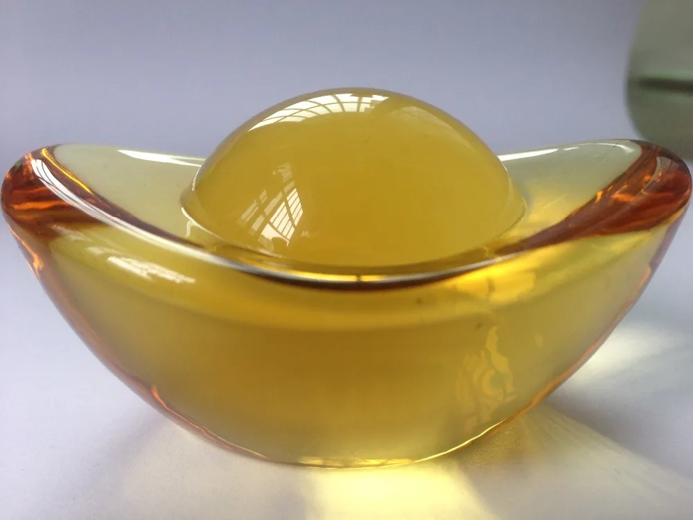 172g .Yellow gold ingot.Melt refining quartz crystalin Stones from