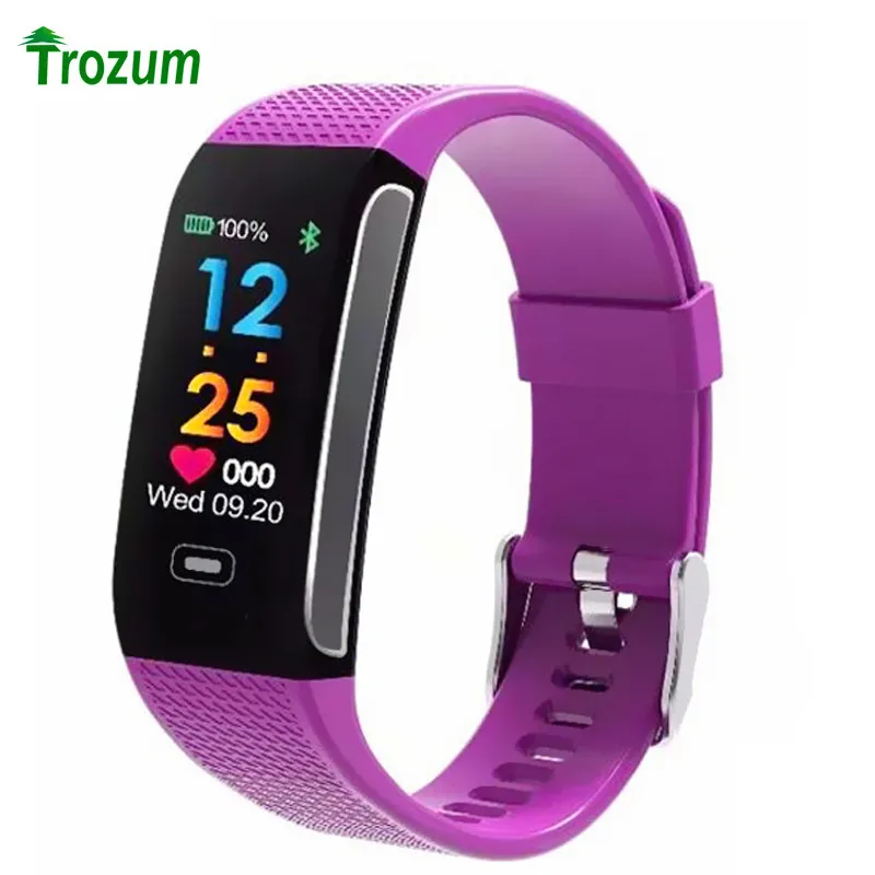 

CK18S Smart Band Blood Pressure Heart Rate Monitor IP67 Wrist Watch Fitness Bracelet Tracker Pedometer Wristbands PK CK11S