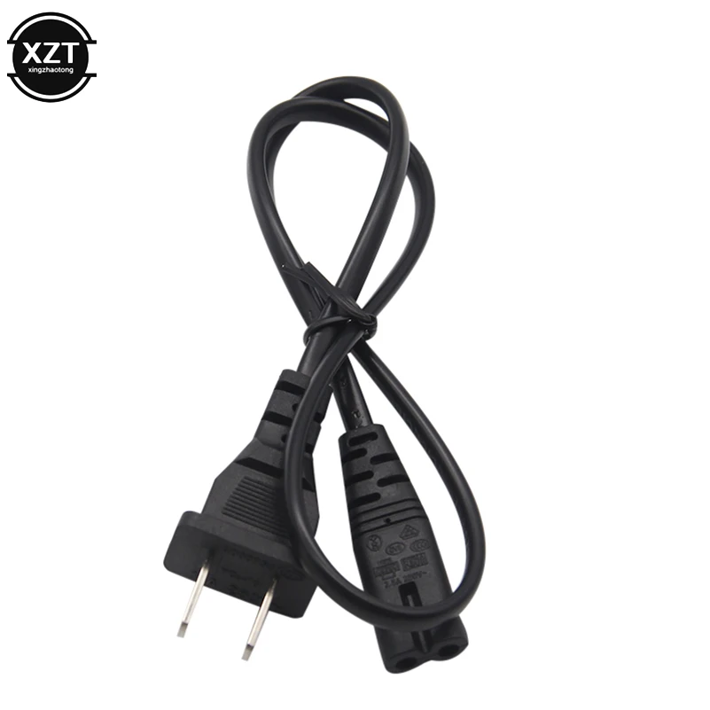 IEC 2 Pin Power Supply Cable 2ft 2-Prong AC US plug Lead Wire Charging Cable Cord charging cable ac power cable For Desktop Laptop camera battery 0.6M
