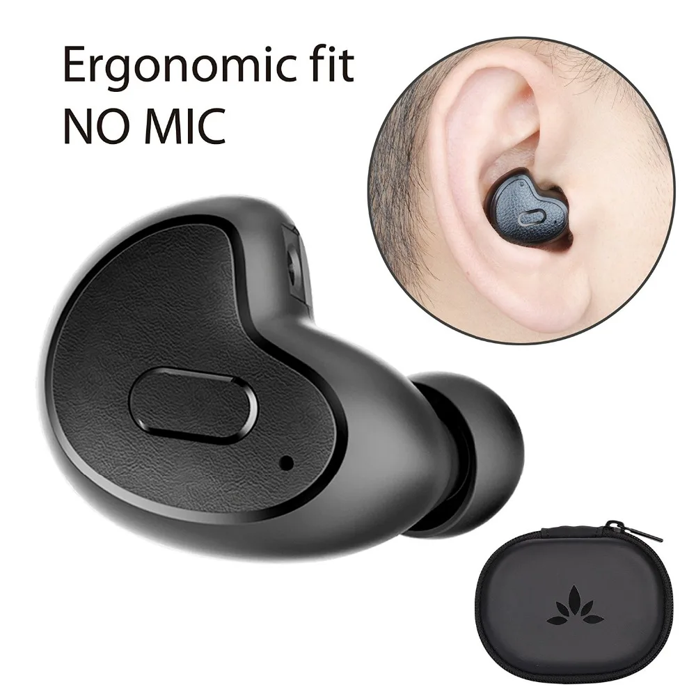Avantree Mini Bluetooth Earbud V4.1 with MIC Snugly Fit Wireless Smallest Invisible In-Ear for Podcast Audiobook GPS Music-Apico Avantree Mini Bluetooth Earbud V4.1 with MIC Snugly Fit Wireless Smallest Invisible In-Ear for Podcast Audiobook GPS Music-Apico