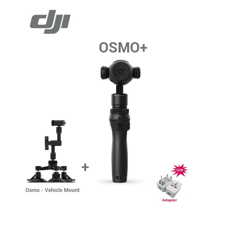 DJI osmo плюс Handheld 4K Камера и 3-осевому гидростабилизатору новейшая osmo+ Камера Фирменная Новинка