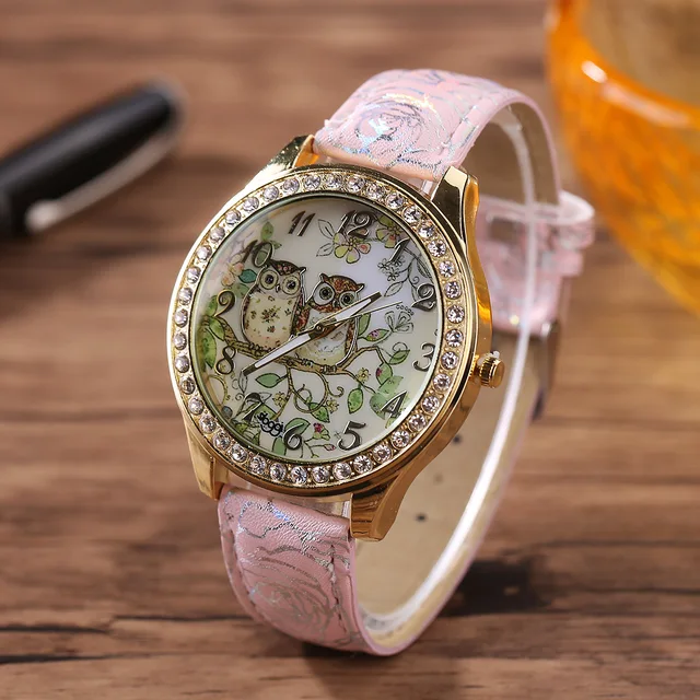 Women's Watch Cartoon Lovely Owl Digital Dial Quartz Watches Leather Strap 2018 Women's Watch Cartoon Lovely Owl Digital Dial Quartz Watches Leather Strap 2018
