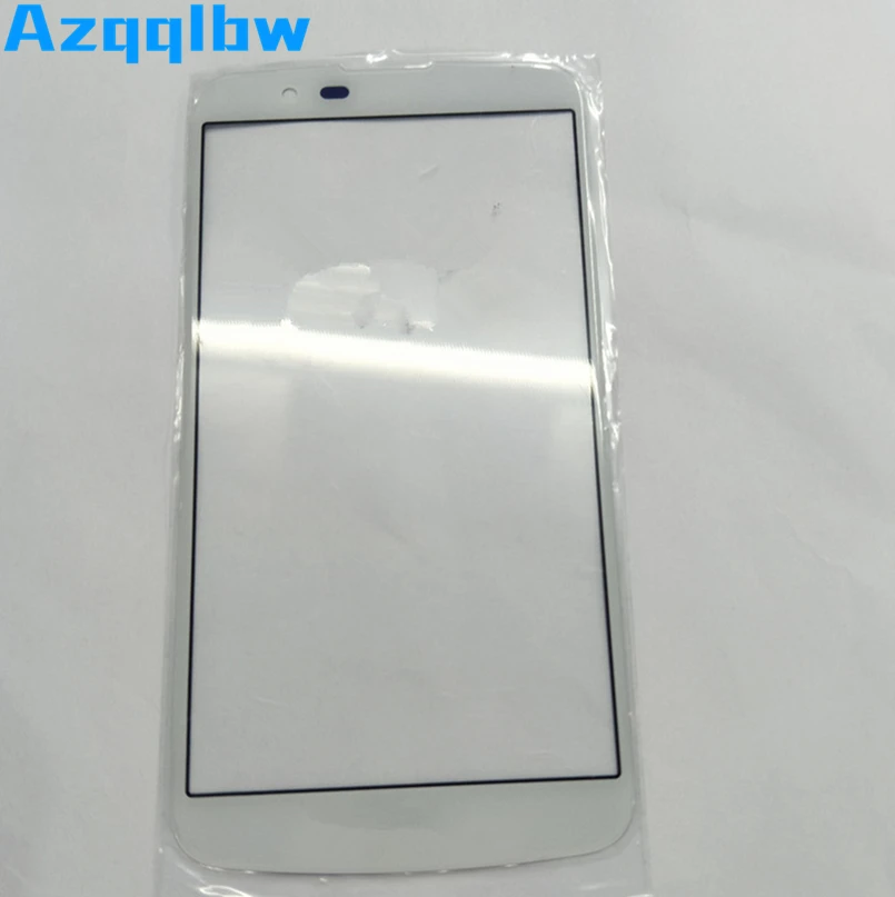 Azqqlbw 10 шт./лот для LG K10 LTE K420N K430 K430DS F670 Передняя Сенсорная панель внешняя стеклянная