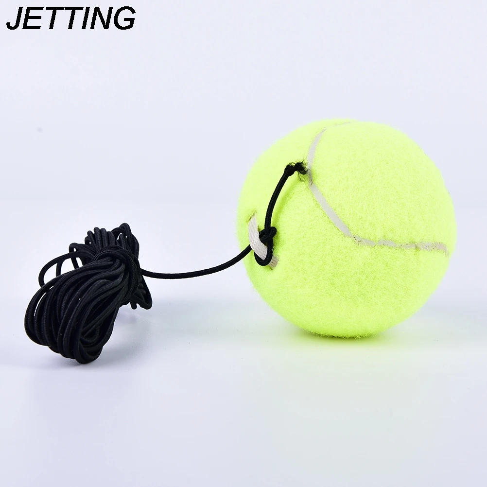 HOT 1Pc Exercise Ball Tennis Training Balls Trainer with Rubber Rope