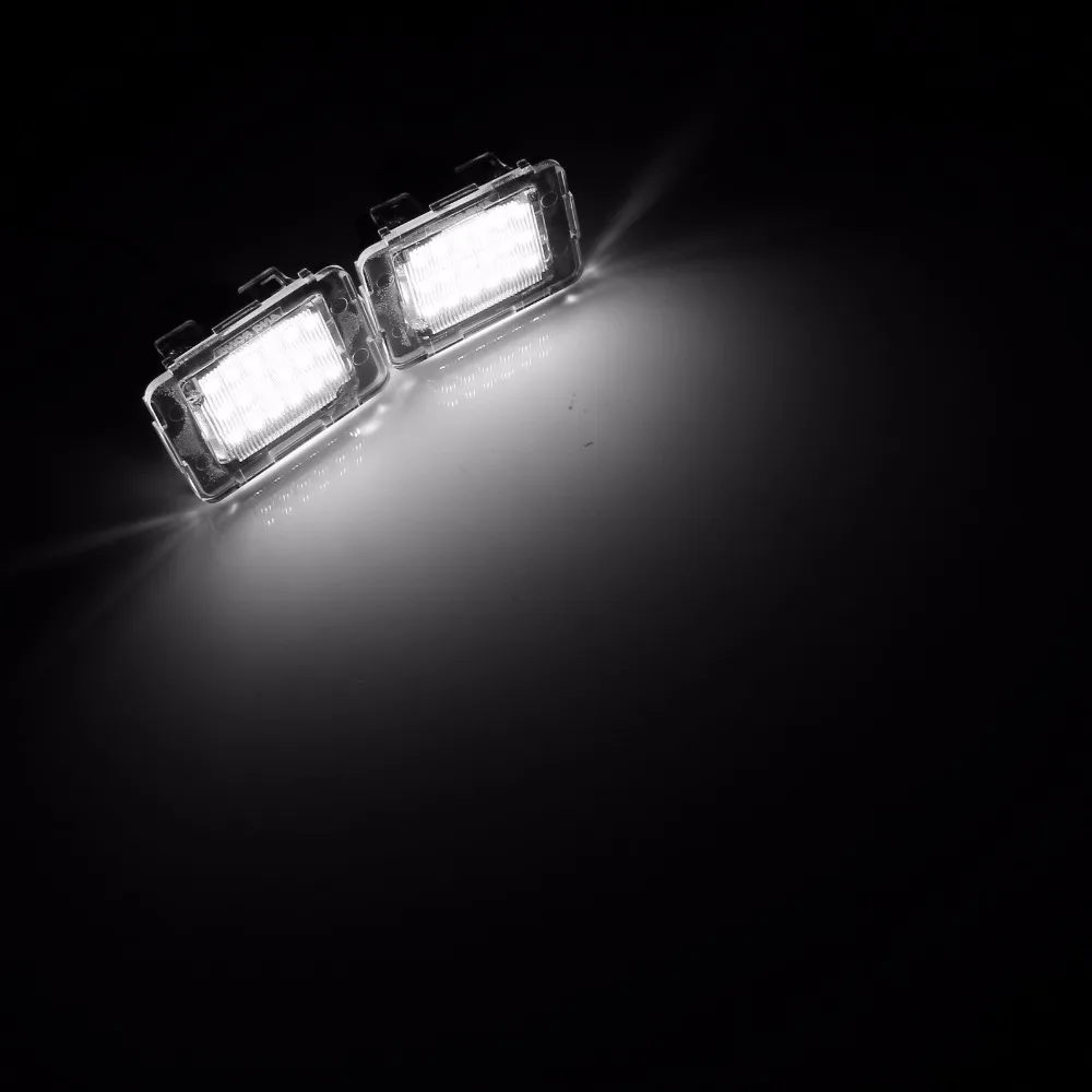 Светодиодный номерной знак ANGRONG без ошибок для Mercedes W176 W166 X156 SLK GL A ML Vito