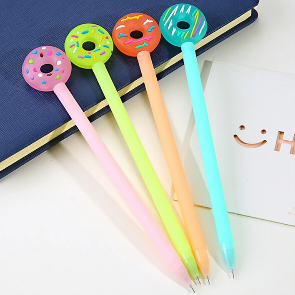 4Pcs Gel Pen Cute Pen Stationary Kawaii School Supplies Gel Ink Pen School Stationary Office Suppliers Pen Kids Gift Office