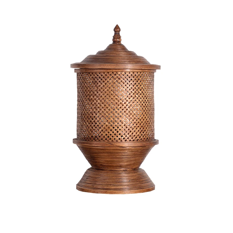 

Bamboo bar, tea table, desk lamp, new classical hotel, model room, garden, warm bedroom, bedside lamp