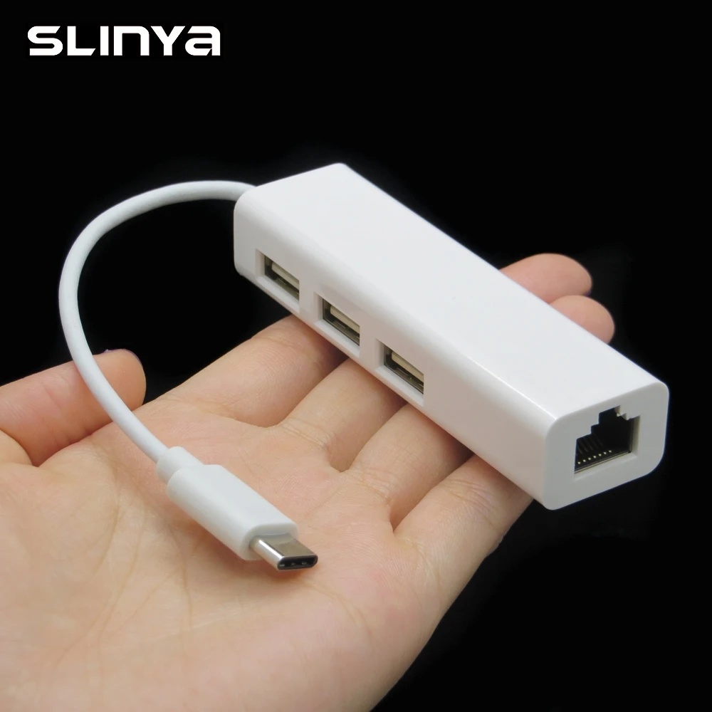 USB 100 Тип C 10 м/3 1 м разные порты 2 0 хаб с сетевым адаптером RJ45 Ethernet Lan|usb port hub|port hubusb |
