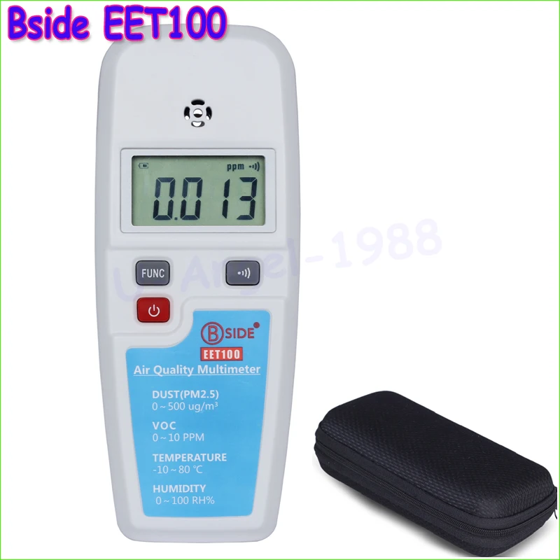 Wholesale 1pcs BSIDE EET100 Integrated Air Detector Haze Gas Temperature Humidity Environment Measurement Multimeter