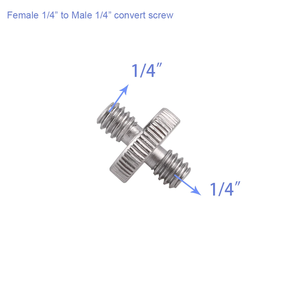 

Photo Studio Accessories Standard Male To Female 1/4" Convert Screw for Camera Tripod Light Stand Plate Camerea Accessories